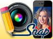 Conhe&ccedil;a o Snap. Colocar notas nas suas fotos agora &eacute; com o Snap!